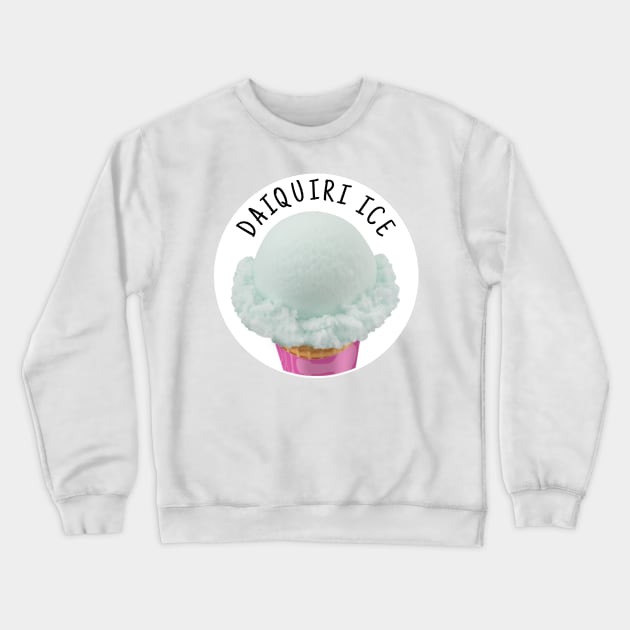 Daiquiri Ice Light Green Vintage Baskin Robbins 70s Ice Cream Crewneck Sweatshirt by gillys